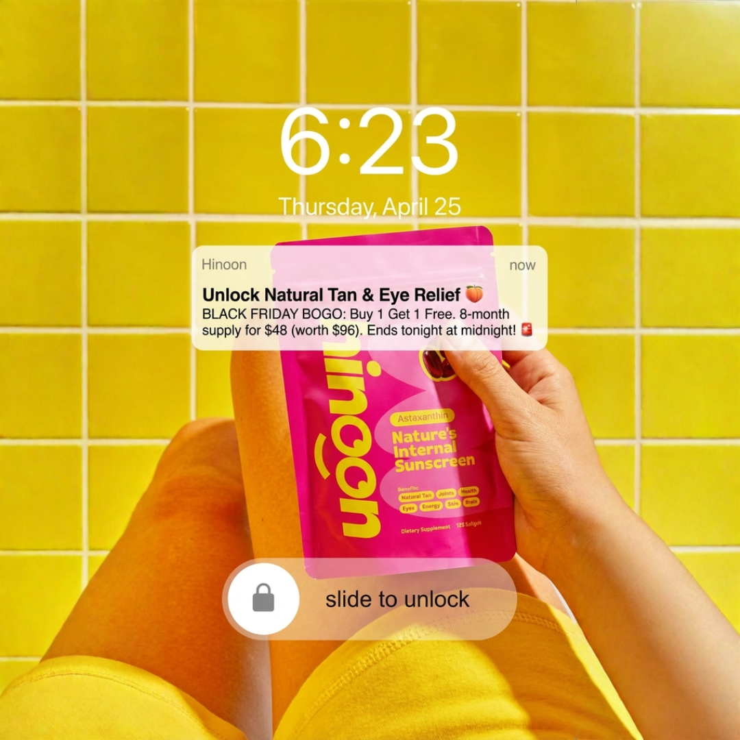 Nature's Most Powerful Skin Protector - 12mg Astaxanthin