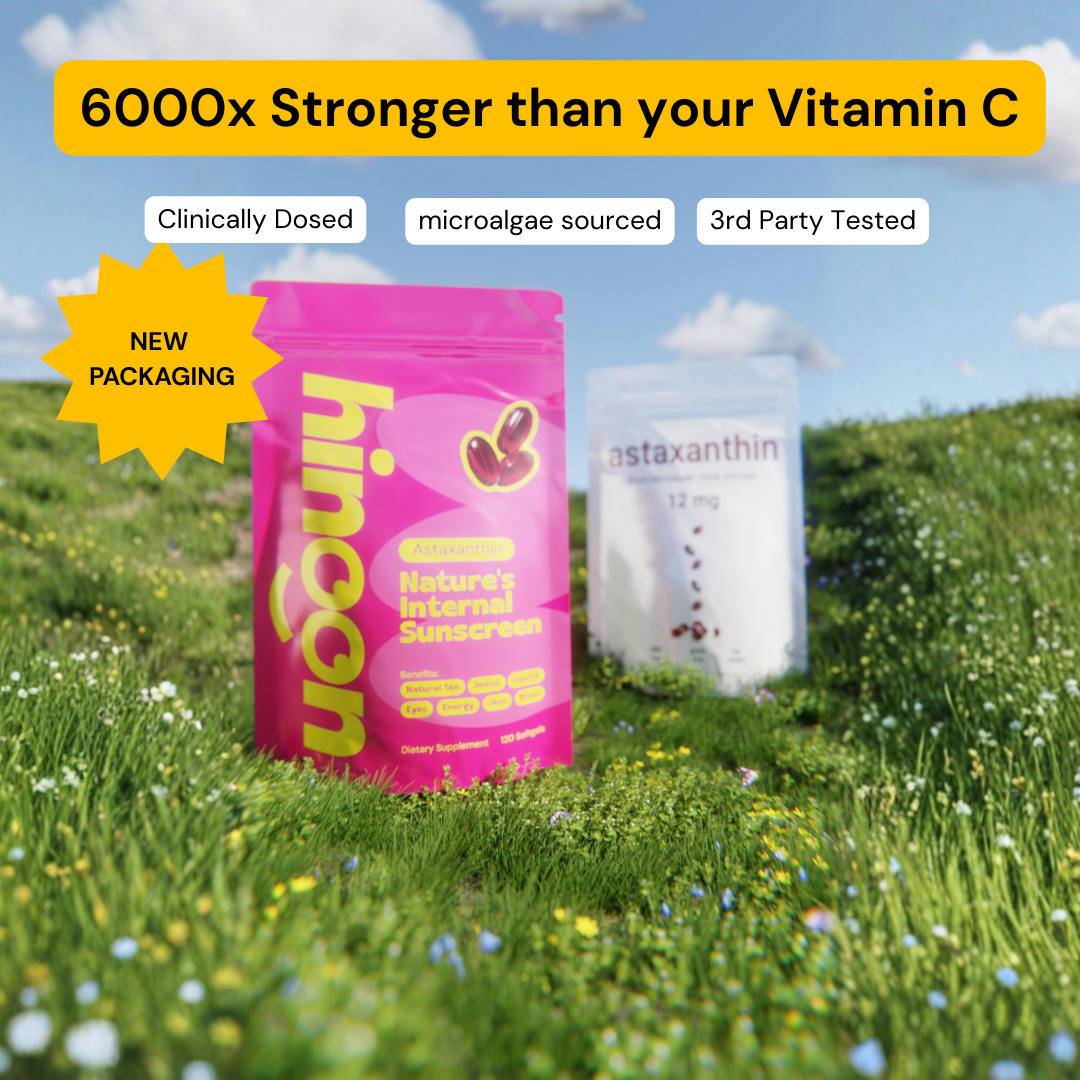 Nature's Most Powerful Skin Protector - 12mg Astaxanthin